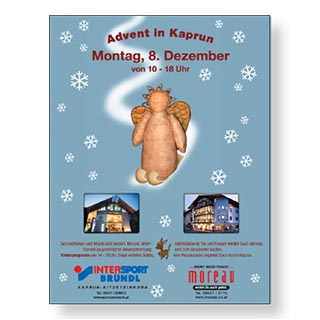 Sporthaus Moreau Kaprun, Weihnachtsmailing 2003.